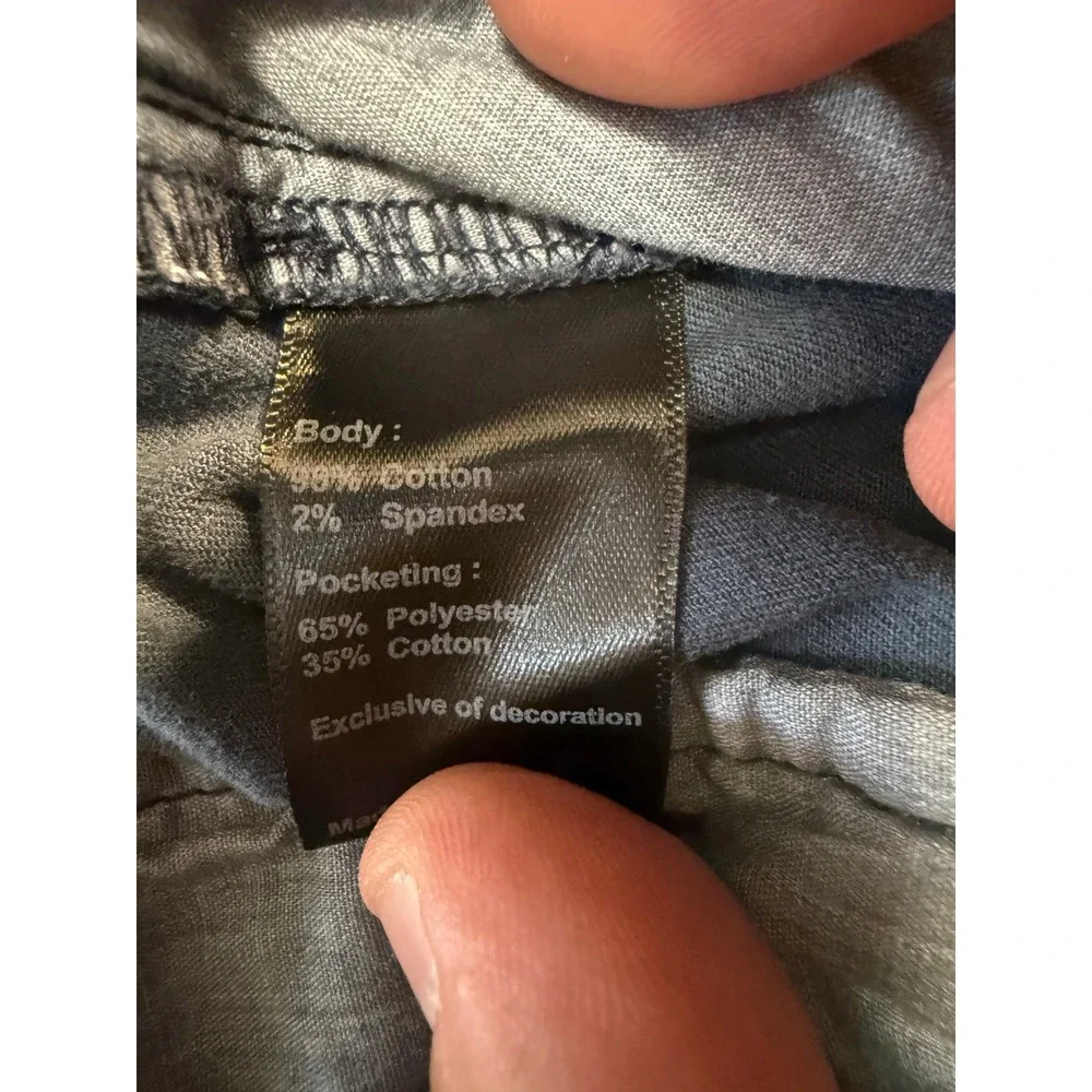 Flint and Tinder 365 Short Size 33 Slate Blue Cotton Stretch Chino Casual Mens